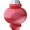 Illuminating Red Outdoor LED Pulsing 10" Finial - Battery Powered Light Sensor -Solar Christmas Holiday Shop WP680