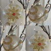 SHATTERPROOF Ornaments Set Of 4 - 2 Styles -Solar Christmas Holiday Shop a22029 new image