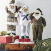 Navy Santa Healthcare Hero - 18 Inch NEW 2023 2 Navy Santa Healthcare Hero - 18 Inch NEW 2023 -Solar Christmas Holiday Shop airforce army navy