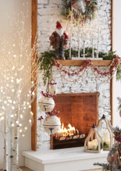 Nordic Santa Figurine With Sled - 19.5 Inch 5 Nordic Santa Figurine With Sled - 19.5 Inch -Solar Christmas Holiday Shop bells tree candleholder beads santa