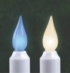 First Responder Window Candle Blue Or Contemporary White LED Bulb -Solar Christmas Holiday Shop blue20and20ww20bulf