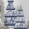 Chinoiserie Trees Set Of 2 - From RAZ Imports NEW 2023 -Solar Christmas Holiday Shop chinoiserie trees