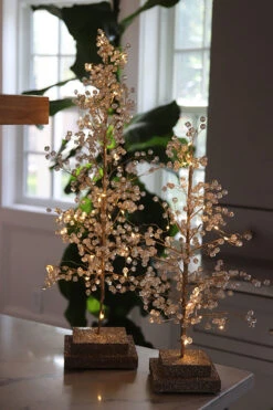 32 Inch Lighted Jeweled Acrylic Tree - 50 Lights -Solar Christmas Holiday Shop cry tree two 1