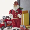 Firefighter Santa Healthcare Hero - 18 Inch NEW 2023 -Solar Christmas Holiday Shop firefighter santa