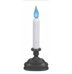 First Responder Window Candle Blue Or Contemporary White LED Bulb