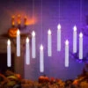 10 Piece Floating Candles Battery Operated With Remote Control Indoor-Outdoor NEW 2023