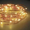 120 Warm White LED String Lights Flexible Wire-Electric 20 Feet -Solar Christmas Holiday Shop gr ww series 1