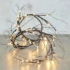 6 Foot Electric Lighted Iced Willow Garland - 48 Lights 2 6 Foot Electric Lighted Iced Willow Garland - 48 Lights -Solar Christmas Holiday Shop ice garland new image