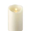 Moving Flame Ivory Candle Battery Operated 3.5 X 5 Timer - Remote Ready -Solar Christmas Holiday Shop ivory 5 inch moving flame candle