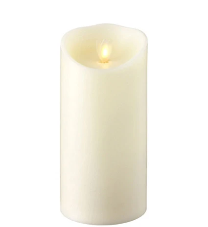 Moving Flame Ivory Candle Battery Operated 3.5 X 7 Timer - Remote Ready 3 Moving Flame Ivory Candle Battery Operated 3.5 X 7 Timer - Remote Ready