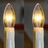 Set Of 2 Dual-Glow Replacement Bulbs For Cordless Window Candles - Ivory Taper 1 Set Of 2 Dual-Glow Replacement Bulbs For Cordless Window Candles - Ivory Taper -Solar Christmas Holiday Shop ivory bulb set 2