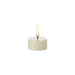Uyuni 1.5 X 1.75 Inch Tealight Candle Ivory - Remote Ready
