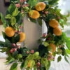 Lemon Wreath With Greenery And Berries - 24 Inch 1 Lemon Wreath With Greenery And Berries - 24 Inch -Solar Christmas Holiday Shop lemon 2