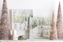 Lighted Snowy Cone Trees Set Of 3 Battery Operated -Solar Christmas Holiday Shop lighted20cone20trees20glam