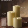 Luminara Large 360 Degree 6 X 6 Inch Flameless Pillar Candle 2 Luminara Large 360 Degree 6 X 6 Inch Flameless Pillar Candle -Solar Christmas Holiday Shop luminara 360 candles