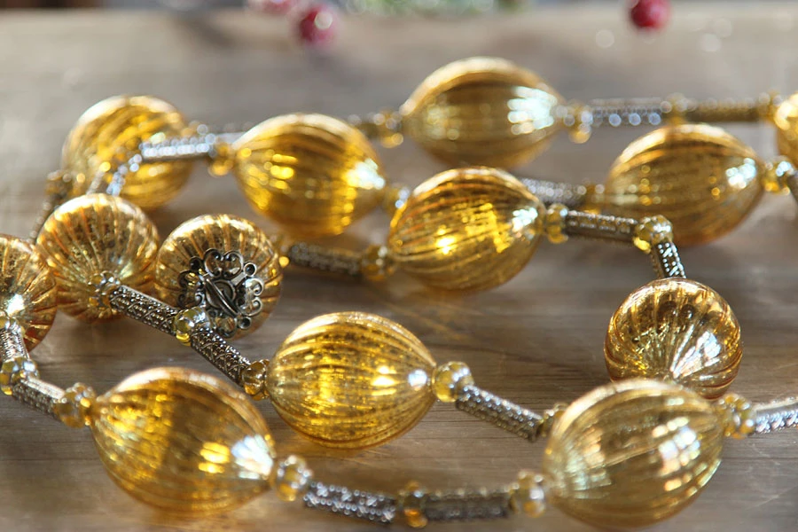 Battery Operated Twinkling Gold Mercury Glass LED String Lights 3 Battery Operated Twinkling Gold Mercury Glass LED String Lights