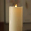 Matchless 360 Degrees Moving Flame LED Pillar Candle - 3 X 6.5 Inch -Solar Christmas Holiday Shop matchless 6.5 inch