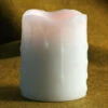Unscented White Flameless Melted Look Drip Candle 3x4 With Dual Timer -Solar Christmas Holiday Shop mel drip 3x4 white 225