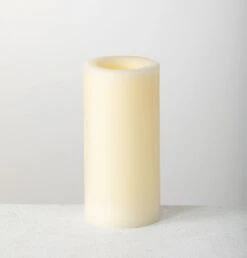 Outdoor All Weather Wax Pillar Candle 3 X 6 Inch - 5 Hour DUSK ON Timer
