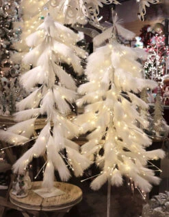 6 Foot Lighted White LED Tree - 270 Warm White Lights - NEW 2023 (Copy) -Solar Christmas Holiday Shop pampas grass tree 4 and 6