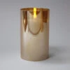 Radiance Poured Candle 3.5 X 6 Inch Champagne Glass -Solar Christmas Holiday Shop radiance 6 inch poured cand
