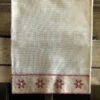 Snowflake Runner With Button Center - 72 Inch Table Runner -Solar Christmas Holiday Shop red snowflake table runner