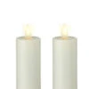 Moving Flame 3 Inch Ivory Votives Battery Operated Set Of 2 - Remote Ready -Solar Christmas Holiday Shop set of 2 3 inch moving flame votives