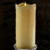 Moving Flame Simplux Ivory LED Drip Candle 7 Inch - Multi Timer - Remote Ready -Solar Christmas Holiday Shop simplux ivory drip main image