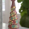 Lighted Candy Glitter Cone Tree - Battery Operated 11.75 -Solar Christmas Holiday Shop small candy tree main