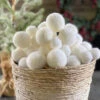 Snowballs - 48 Piece Bag -Solar Christmas Holiday Shop snowballs packed