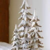 Snowy Trees Set Of 3 - NEW -Solar Christmas Holiday Shop snowy trees glam image