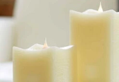 Square Moving Flame Candle Simplux 3.5 X 5 Multi Timer - Remote Ready -Solar Christmas Holiday Shop square simplux close 1