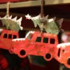 Holiday Metal Truck Garland - 6 Feet -Solar Christmas Holiday Shop truck garland