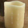 Unscented Ivory Drip 4x5 Battery Operated Candle With Dual Timer 2 Unscented Ivory Drip 4x5 Battery Operated Candle With Dual Timer -Solar Christmas Holiday Shop unscented 4x5jpg