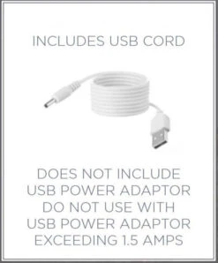 Musical Lighted Train Water Lantern Santa's List In Swirling Glitter With Optional Music Setting 7 Musical Lighted Train Water Lantern Santa's List In Swirling Glitter With Optional Music Setting -Solar Christmas Holiday Shop usb cord white 2