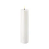 Uyuni 2.25 Inch X 9.75 Inch White Pillar Candle - Remote Ready