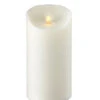 Moving Flame White Candle Battery Operated 3.5 X 7 - Timer - Remote Ready -Solar Christmas Holiday Shop white moving flame 7 inch