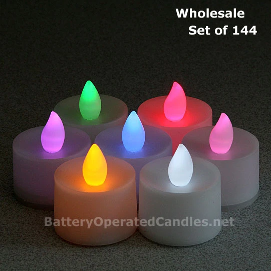 Wholesale LED Color Changing Tea Lights 144 Pcs 3 Wholesale LED Color Changing Tea Lights 144 Pcs