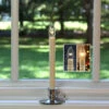 Traditional Ultra Bright LED Cordless Window Candle Dual Sided Bulb - Brushed Nickel Finish - Timer -Solar Christmas Holiday Shop williamsburg brush nickel b