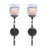 Candle Impressions Set Of 2 Windsor Sconce - Pillars Included - 22 Inch -Solar Christmas Holiday Shop windsor sconce front image main sconce