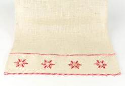 Snowflake Runner With Button Center - 72 Inch Table Runner 8 Snowflake Runner With Button Center - 72 Inch Table Runner -Solar Christmas Holiday Shop yall runner